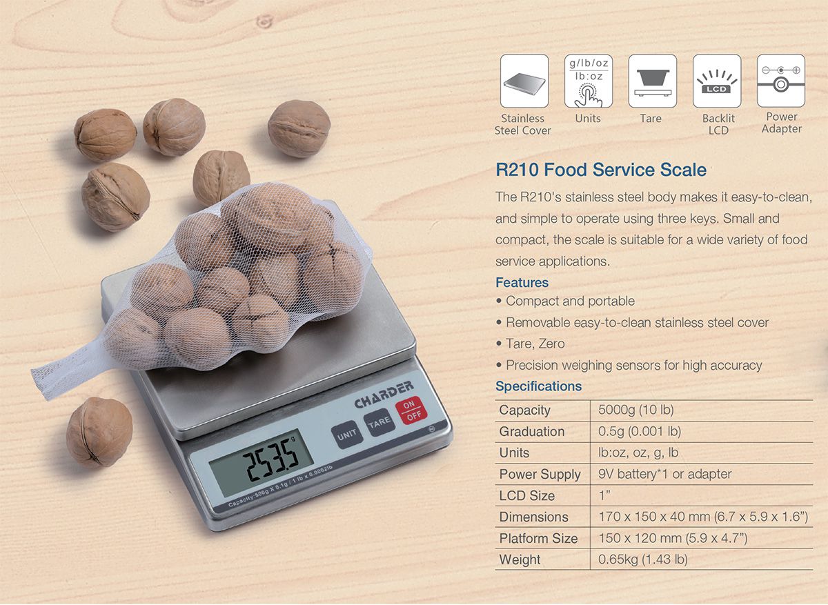 Bakery Dough Scale R230, Large Platform Design